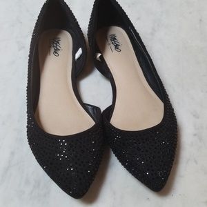 Mossimo Supply Co. Black Studded Flats